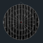 Cible De Fléchettes Elagnat Black & Smoky Black Vertical Stripes<br><div class="desc">Le Black & Smoky Black Vertical Stripes motif est un design raffiné et sophistiqué qui respire une élégance intemporelle. Avec ses rayures noires foncées et noires fumées en alternance, ce motif monochrome crée une esthétique épurée et structurée. L'agencement vertical ajoute une sensation de hauteur et de modernité, ce qui en...</div>