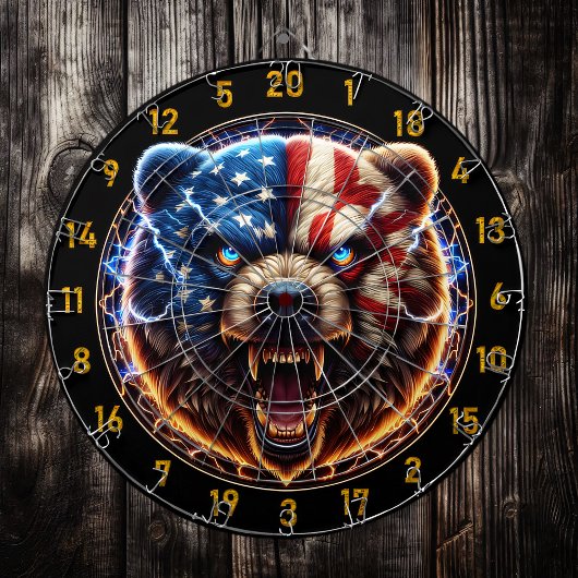 Cible De Fléchettes Électrification de l'Esprit Ours du Sauvage