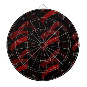 Cible De Fléchettes élégant chevron design