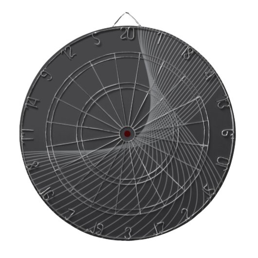 Cible De Fléchettes Elegant, chic, simple, modern graphic pattern art (Devant)