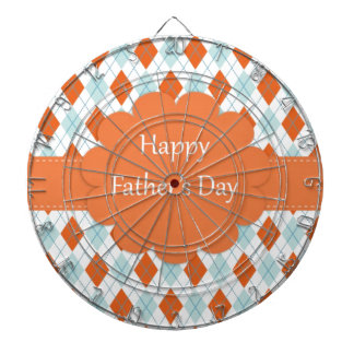 Cible De Fléchettes Élégant Motif de Jacquard orange papa