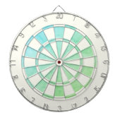 Cible De Fléchettes Elegant Ombre Dartboard with White Border (Devant)