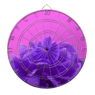 Cible De Fléchettes Elegant Purple Raspberry Floral