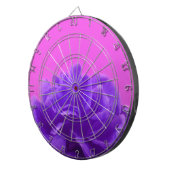 Cible De Fléchettes Elegant Purple Raspberry Floral (Devant droit)