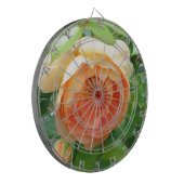 Cible De Fléchettes Élégant Rose orange (Devant gauche)