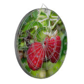 Cible De Fléchettes Elégante framboise rouge classique (Devant gauche)