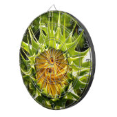 Cible De Fléchettes Elégante photo de tournesol jaune (Devant droit)