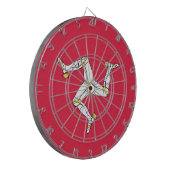 Cible De Fléchettes Emblème du drapeau de l'île de Man (Devant gauche)