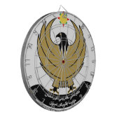 Cible De Fléchettes emblème du kurdistan (Devant gauche)