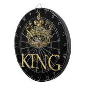 Cible De Fléchettes Emblème royal du roi et de la couronne (Devant droit)