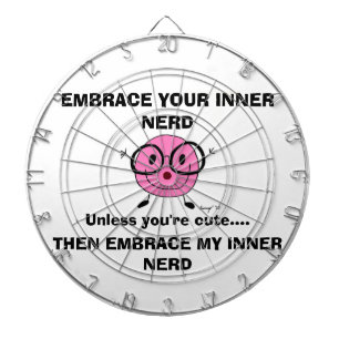 Cible De Fléchettes EMBRASSEZ VOTRE Dartboard NERD INNER
