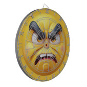 Cible De Fléchettes Emoji 3D en colère (Devant gauche)