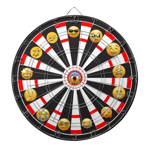 Cible De Fléchettes Emoji du jour (Devant)