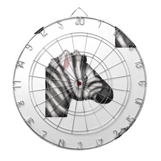 Cible De Fléchettes emoji zebra (Devant)