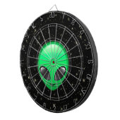 Cible De Fléchettes emojis alien (Devant droit)