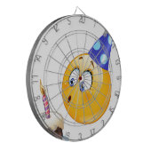 Cible De Fléchettes émoticône anniversaire (Devant gauche)