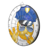 Cible De Fléchettes émoticône de police (Devant droit)