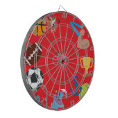 Cible De Fléchettes émoticône sportive (Devant gauche)