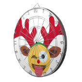 Cible De Fléchettes émotion des rennes de xmas (Devant droit)