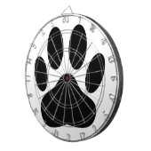 Cible De Fléchettes Empreinte de chien (Devant droit)