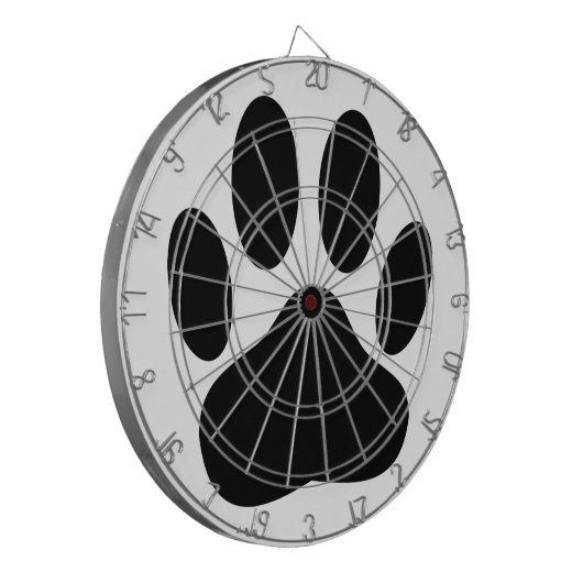 Cible De Fléchettes Empreinte de chien (Devant gauche)