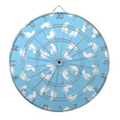 Cible De Fléchettes Empreintes bébé, Pied bébé, Marches, Bleu, Garçon (Devant)