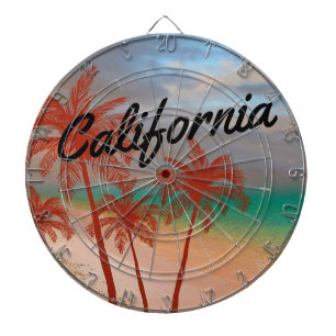 Cible de flechettes en Californie