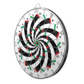 Cible de fléchettes en spirale (Devant droit)