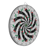 Cible de fléchettes en spirale version miroir (Devant gauche)