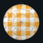 Cible De Fléchettes en vichy Motif<br><div class="desc">En vichy cool ou Motif de tableau de bord.</div>