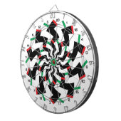 Cible de fléchettes en zigzag (Devant droit)