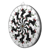 Cible de fléchettes en zigzag miroir (Devant droit)