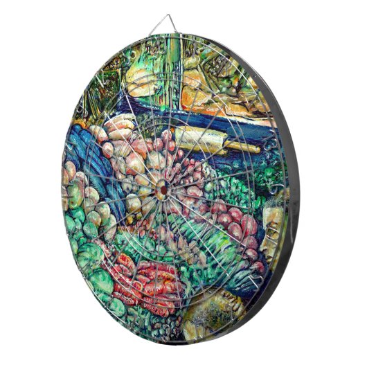 Cible De Fléchettes Encelade (Devant droit)