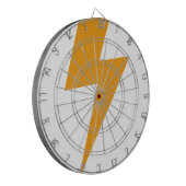 Cible De Fléchettes Énergie de Tonnerre Imprimé Jaune (Devant gauche)