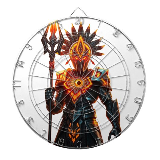 Cible De Fléchettes Epic Futuristic Warrior Darboard (Devant)