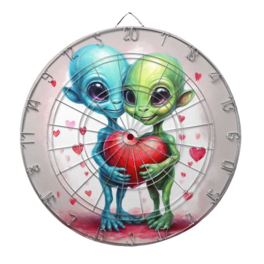 Cible De Fléchettes Épingler mon cœur (Devant)