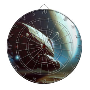 Cible De Fléchettes Espace orbitant SF (1)