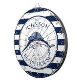 Cible De Fléchettes Espadons orientés nautiques de Chambre de plage (Devant droit)