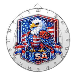 Cible De Fléchettes États-Unis