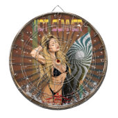 Cible De Fléchettes Été chaud (Devant)