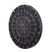 Cible De Fléchettes Étoiles et motif d'engin spatial unique (Devant droit)