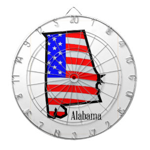 Cible De Fléchettes Étoiles et tripes de l'Alabama