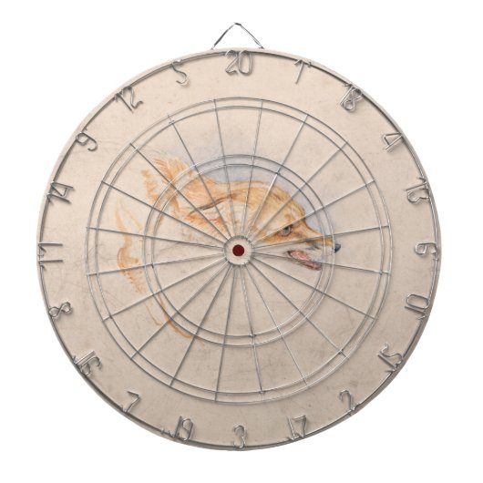 Cible De Fléchettes Étude d'un renard croustillant (par John Frederick (Devant)