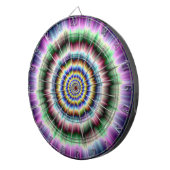 Cible De Fléchettes Explosion dans violet vert et bleu Dartboard (Devant droit)
