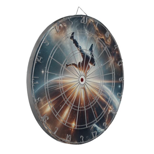 Cible De Fléchettes Explosion de rupture galactique dans l'espace prof (Devant gauche)