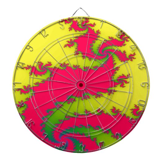 Cible de flechettes fâcheuse du dragon du Nouvel A (Devant)