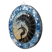 Cible De Fléchettes Faire du surf sur les vagues de l'océan (Devant droit)