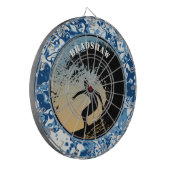 Cible De Fléchettes Faire du surf sur les vagues de l'océan (Devant gauche)