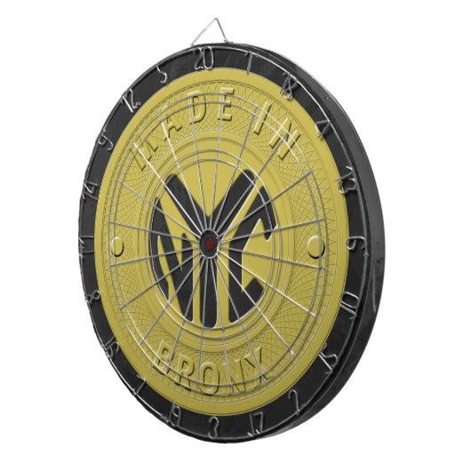 Cible De Fléchettes Fait à New York Bronx (Devant droit)