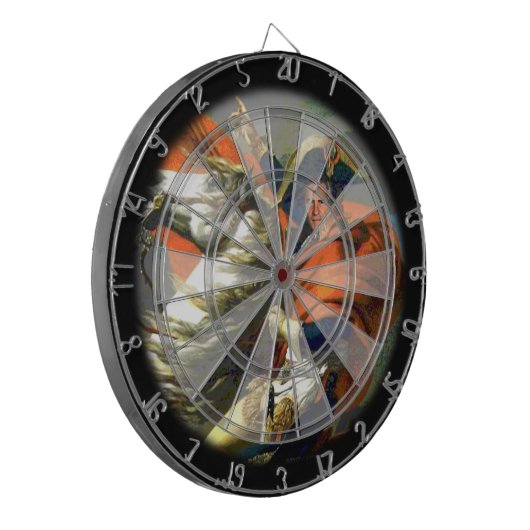 Cible de flechettes faite sur commande de photo (Devant gauche)